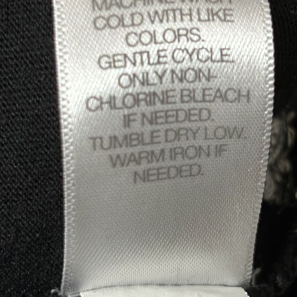 J. Jill black scattered daisy print with embroidery sleeveless maxi dress 2X - Picture 11 of 12